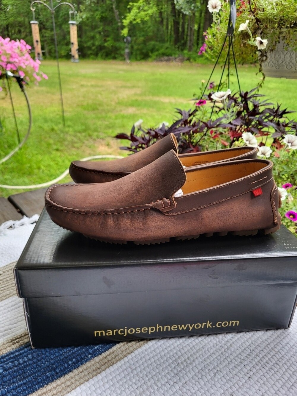 Marc Joseph New York Ovington CT Brown Leather Slip-On Loafer Mens 9 EU 42